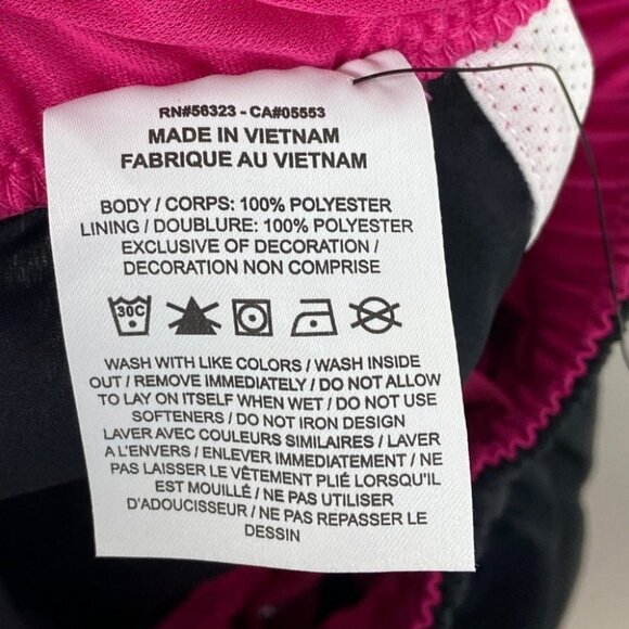 Nike Tempo Running Shorts‎ Size XS 2021 Pink Black White Lightweight High Rise - Picture 12 of 14